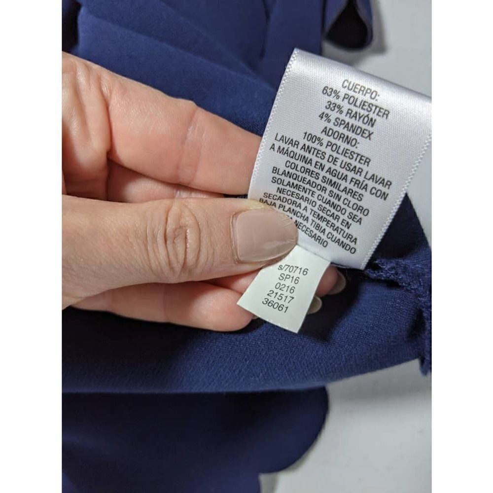 Maison Jules Scallop Royal Blue Dress - Picture 12 of 16